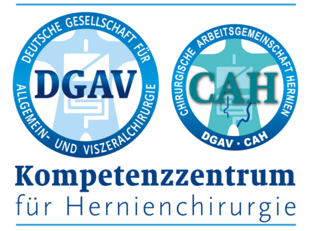 Logo DGAV Zertifikat Kompetenzzentrum Hernienchirurgie
